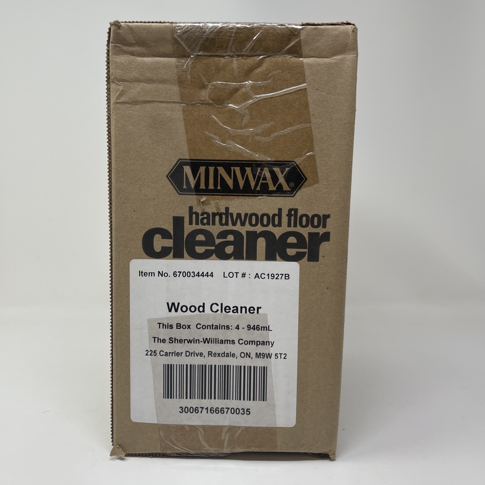 Minwax Hardwood Floor Cleaner No Scent 32 oz. 67003444 Case Pack 4 SHIPS FAST