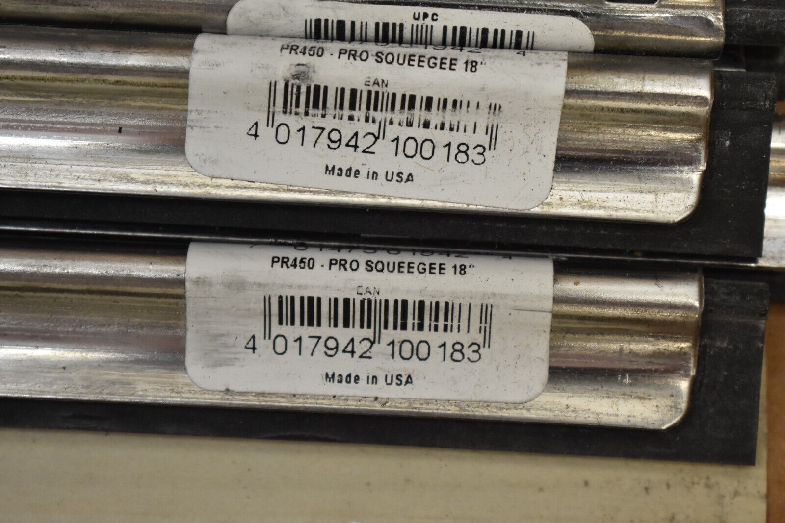 Unger 10 Pack Pro Stainless Steel Squeegee Complete 18″ Pro Wischer PR450