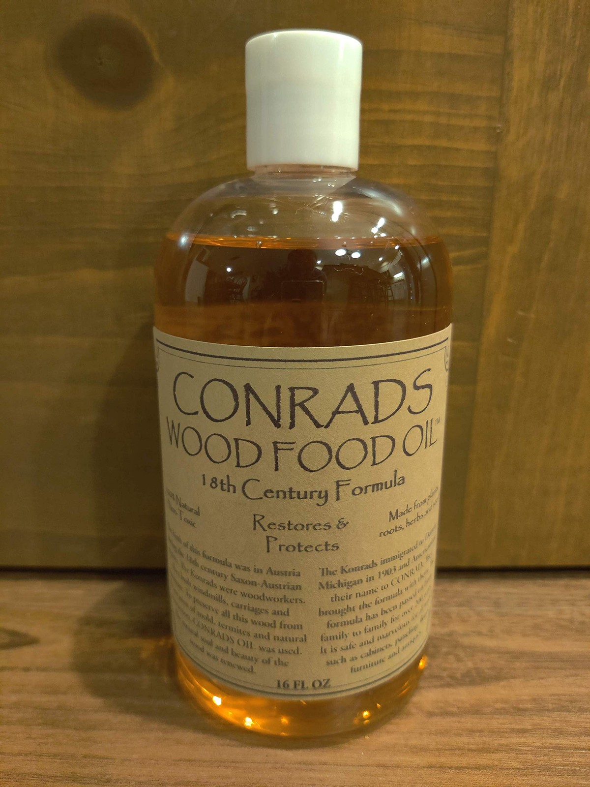 Conrads Wood Food Oil 16 oz