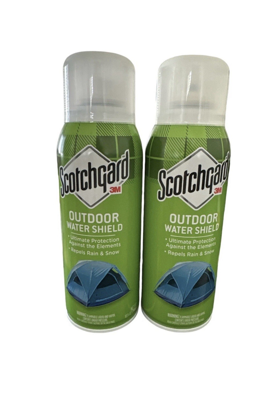 (2-Pack) 3M Scotchgard Fabric Leather Gears HEAVY DUTY OUTDOOR WATER SHIELD 10oz