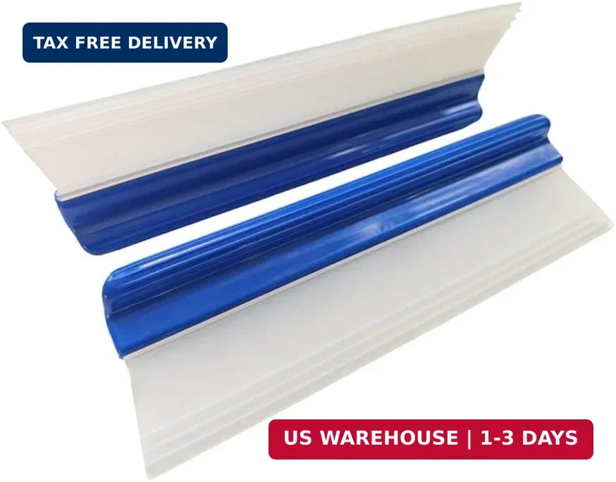 Flexible Silicone Water Car Squeegee, 12″ Automotive Car Window Water Wiper Blad