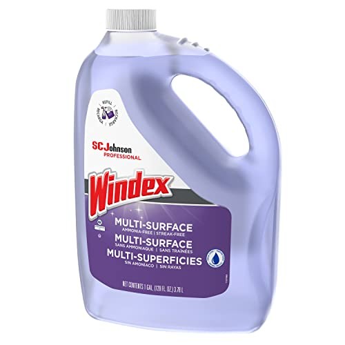 Windex Non Ammoniated Glass Cleaner Pack of 4 Streak Free Shine 32 Fl Oz