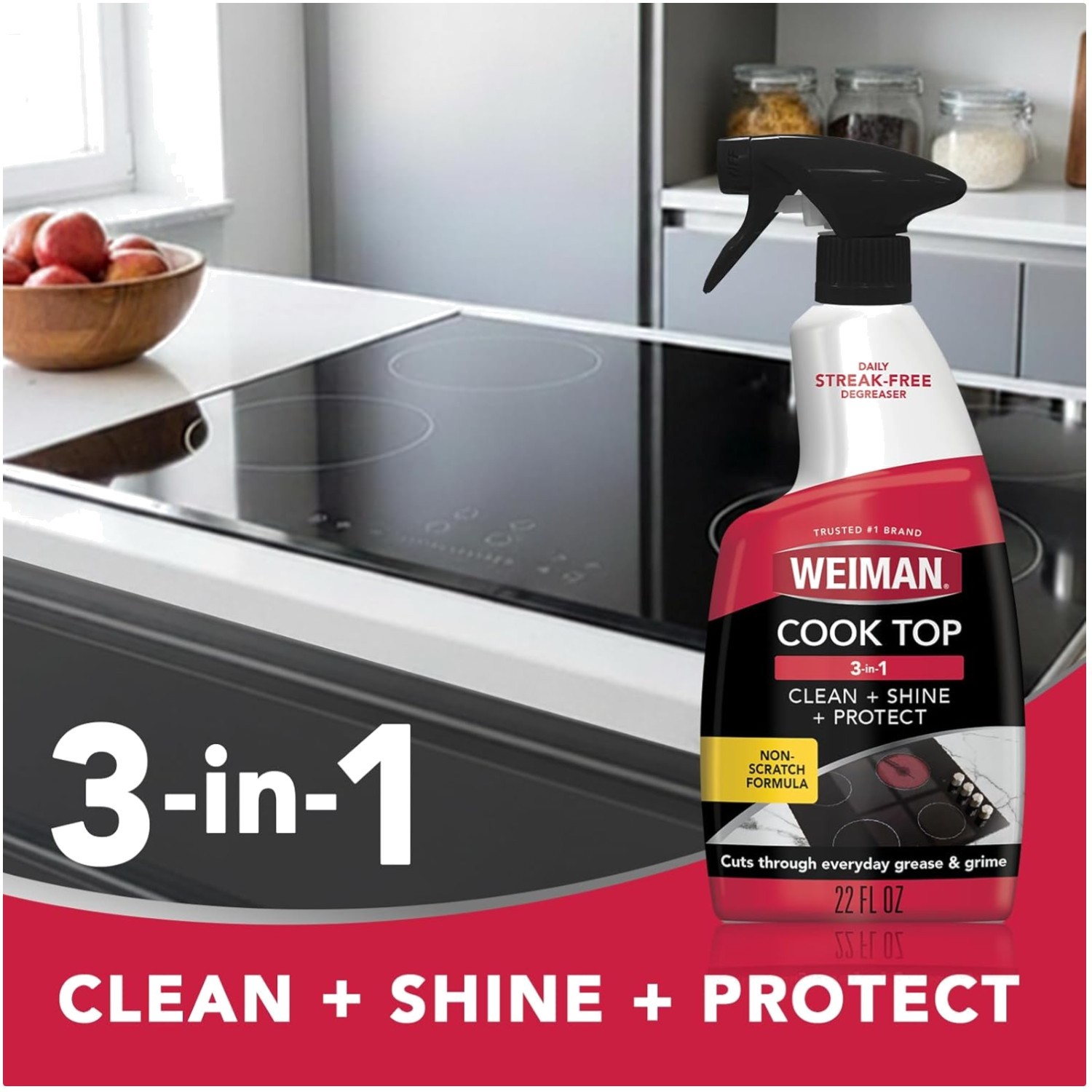 Cooktop & Oven Cleaning Spray – 6-Pack Streak-Free Formula