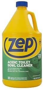 Zep ZUATB128 Toilet Bowl Cleaner, 1 gal, Liquid, Fresh Wintergreen, Mint, Blue