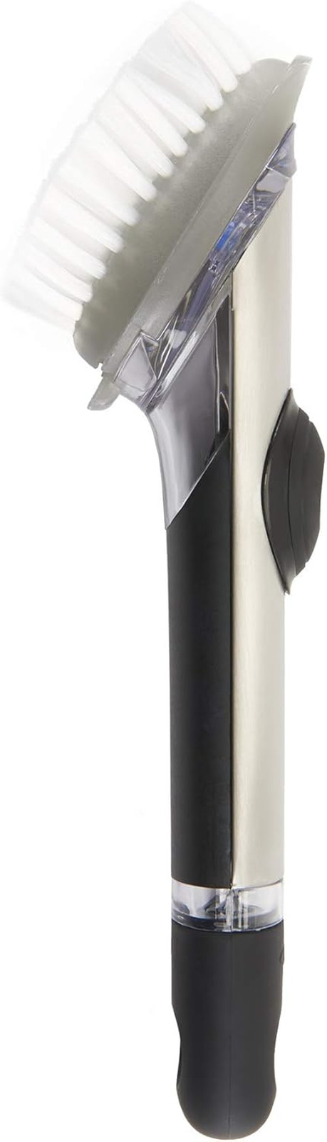 OXO Steel Soap Dispensing Dish Brush, Dish Scrubber