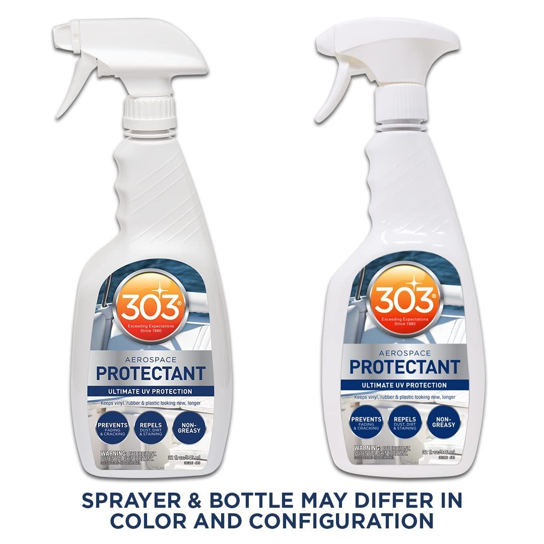 Marine Aerospace Protectant Spray, UV Protection for Boat Vinyl & Surfaces