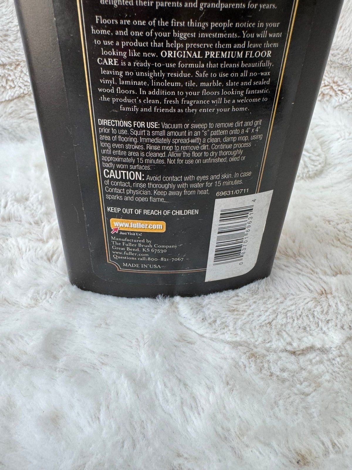 NEW Fuller Brush Company Original Premium Floor Care 20 fl ozm Cleaning Product