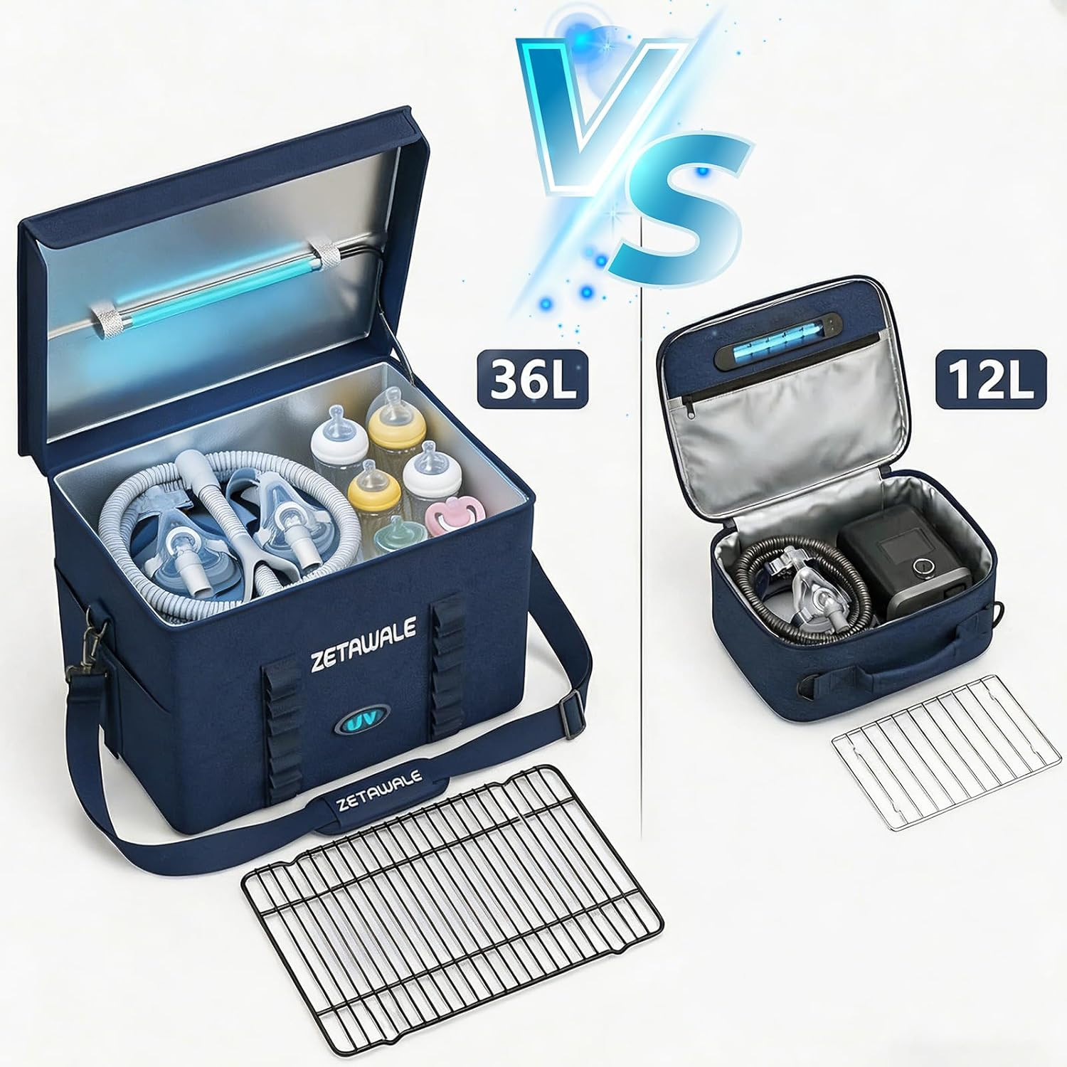 UV Light Sanitizer Box Foldable Large Cleaner and Sanitizing Machine with Timer
