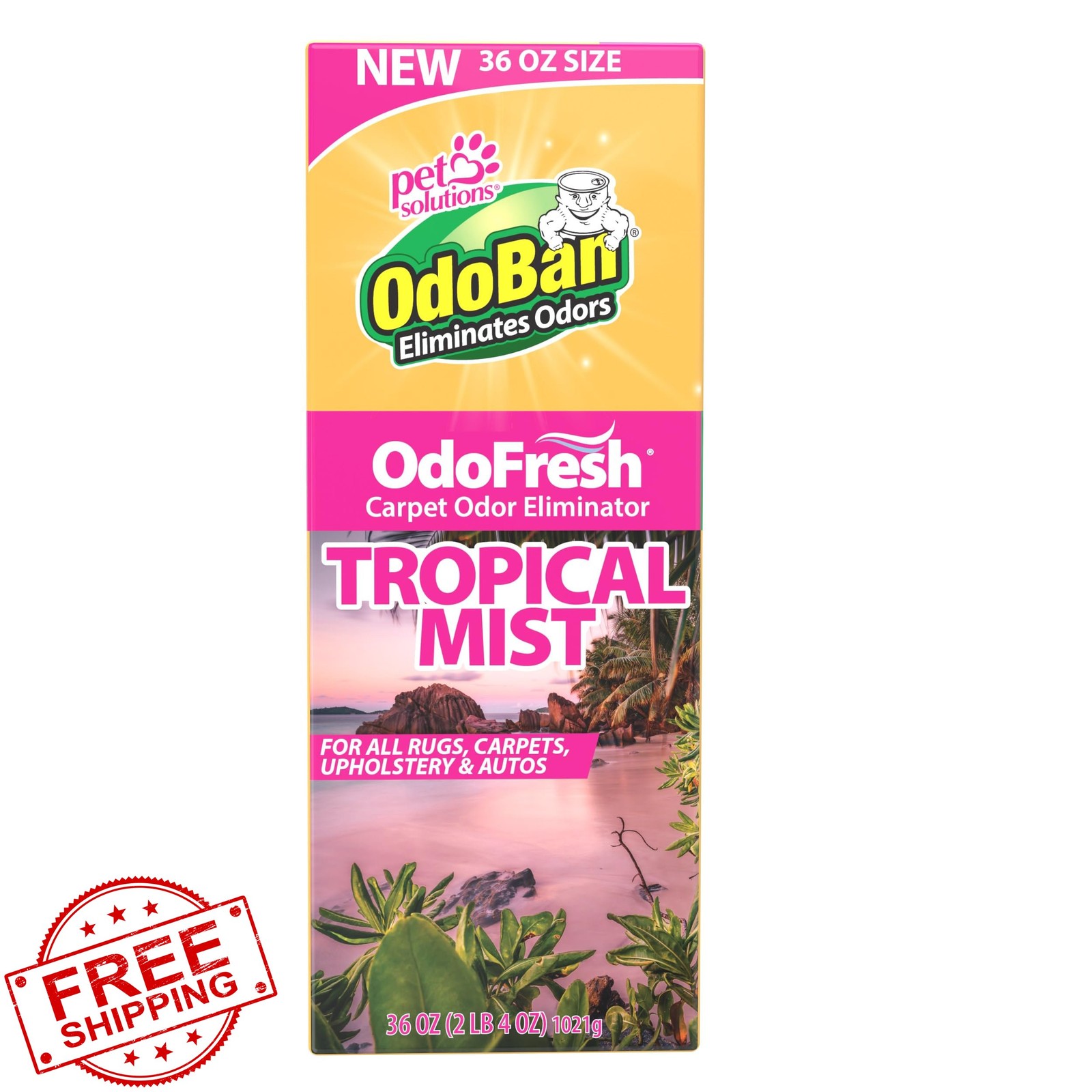 OdoBan Carpet Deodorizer Powder Tropical 36oz
