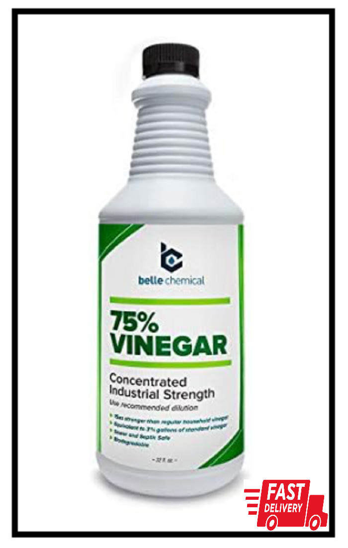 75% Pure Vinegar – Concentrated Industrial Grade 32oz