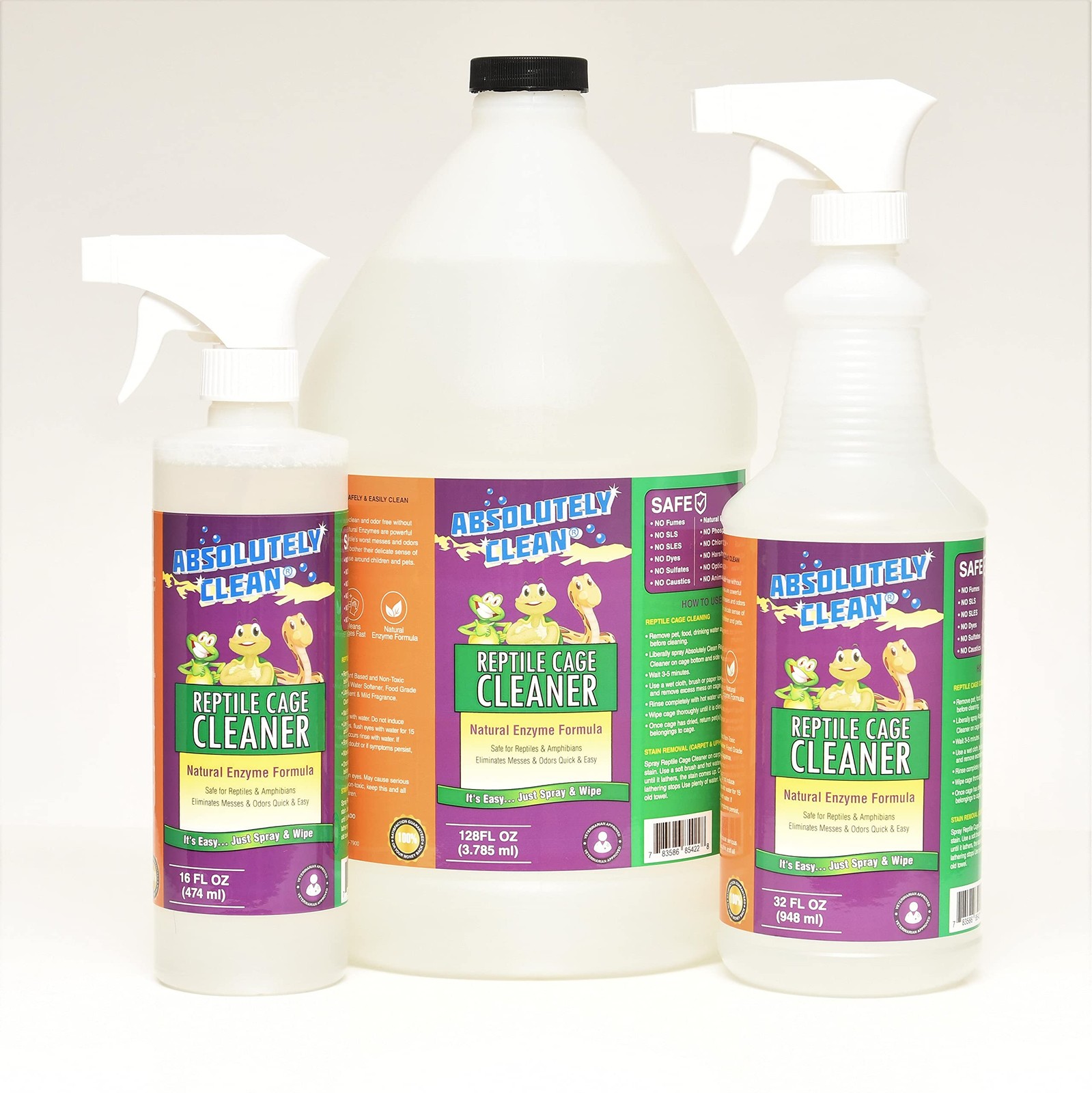 Absolutely Clean Amazing Terrarium Cleaner And – – – Usa Made 32Oz