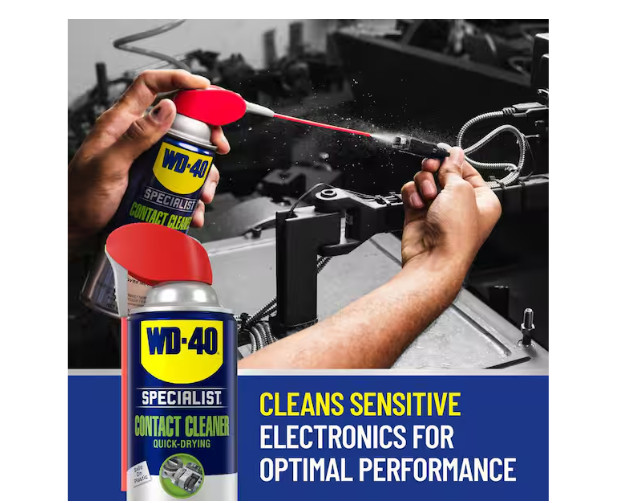 Contact Cleaner, Quick-Drying Electric Equipment Cleaner with Smart Straw 11 Oz.