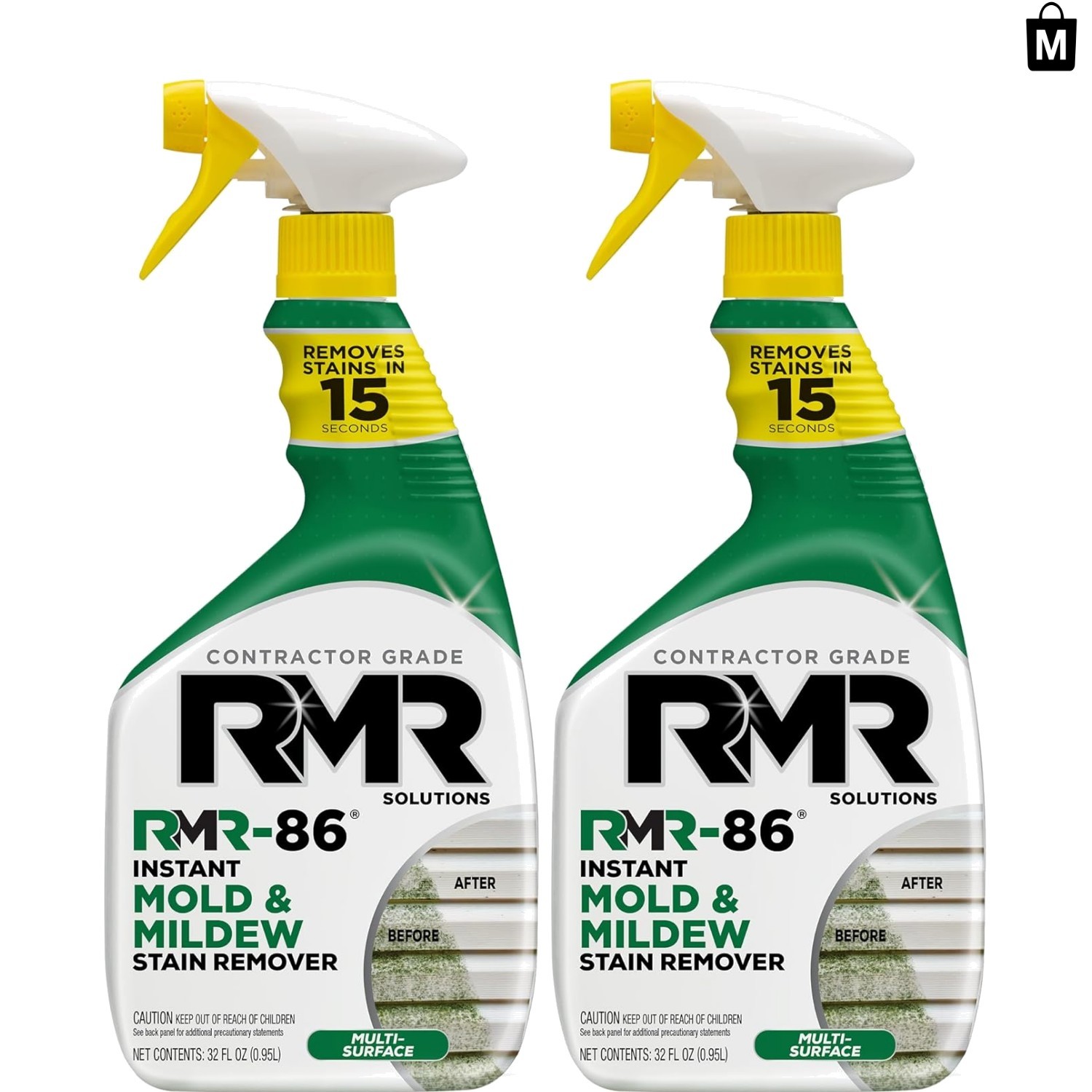 Eliminate Stubborn Mold with RMR-86 32 oz Sprays – Scrub-Free Solution, 2 Pack