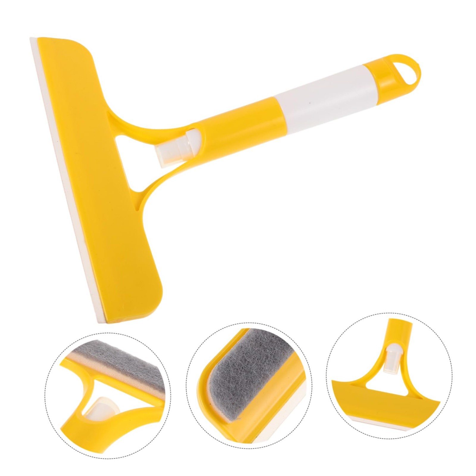 3-in-1 Glass Cleaning Multi-Tool – Spray-Equipped Window Scraper & Cleaner