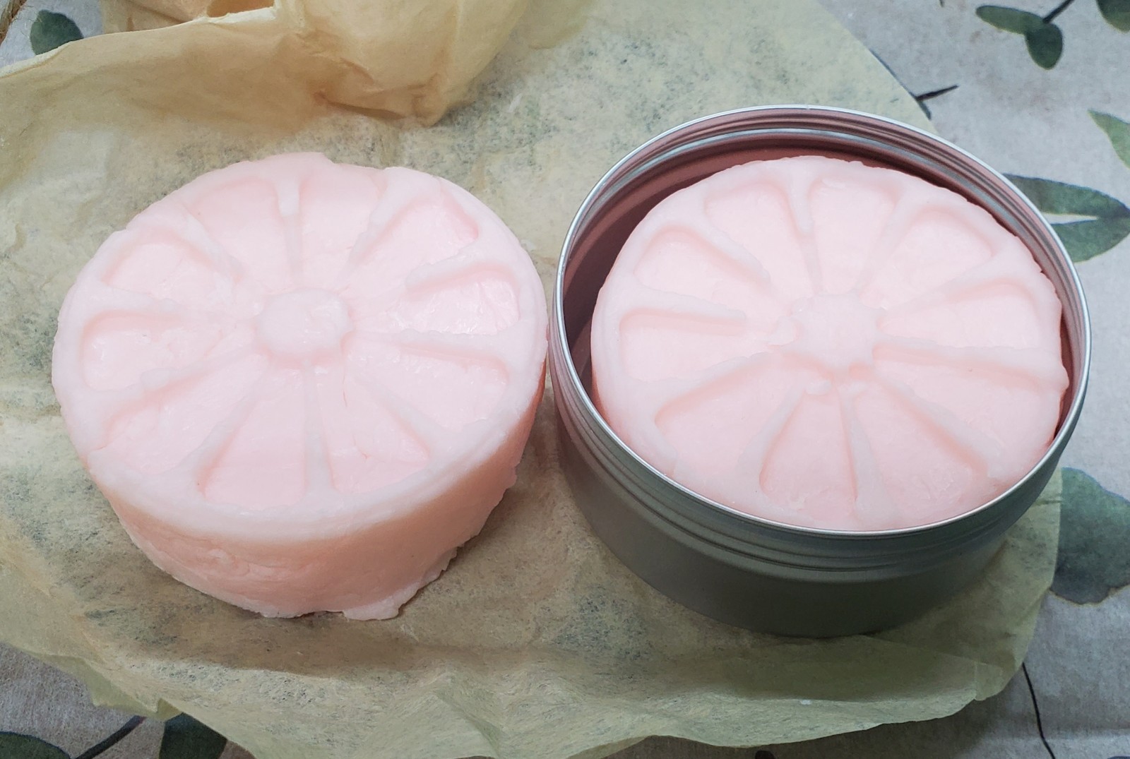 Solid Dish Soap *Refill* 2 Pack Pink Grapefruit All Natural