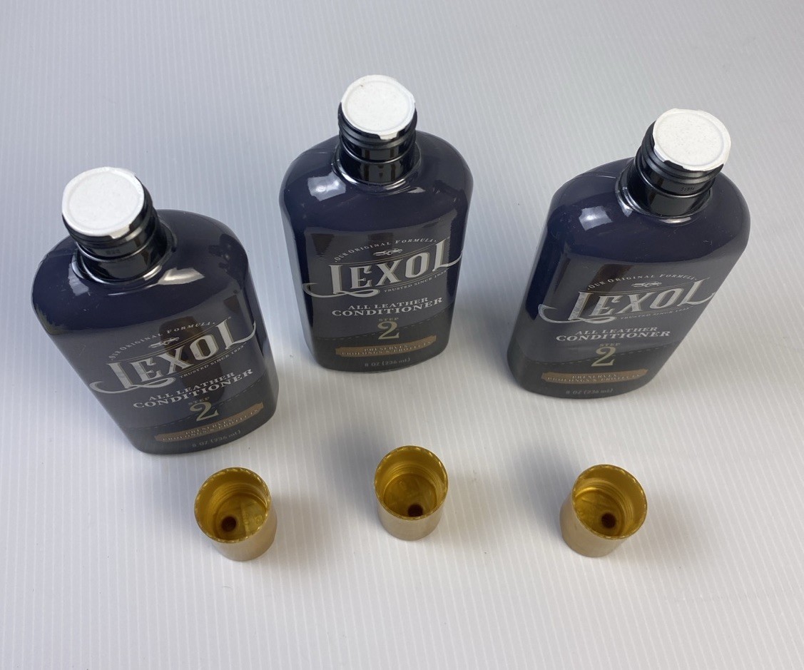 Lot Of 3 Bottles Lexol 8 Oz. Leather Care All Leather Conditioner Step 2