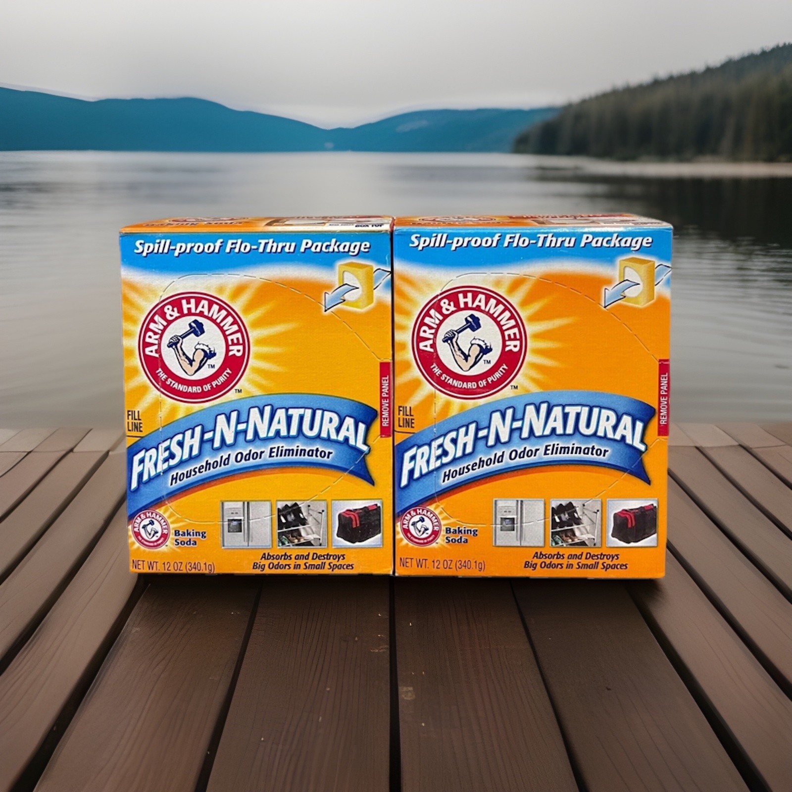 Arm & Hammer Fresh-N-Natural Household Odor Eliminator, 12 OZ each, 2 Boxes