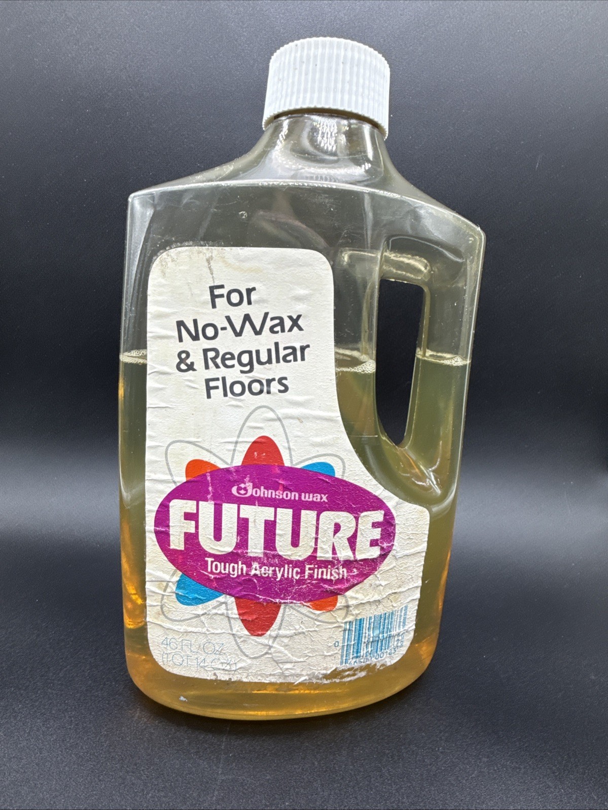 Vintage Future No Wax Floor Shine 1980 SE Johnson 46 oz ~75% full