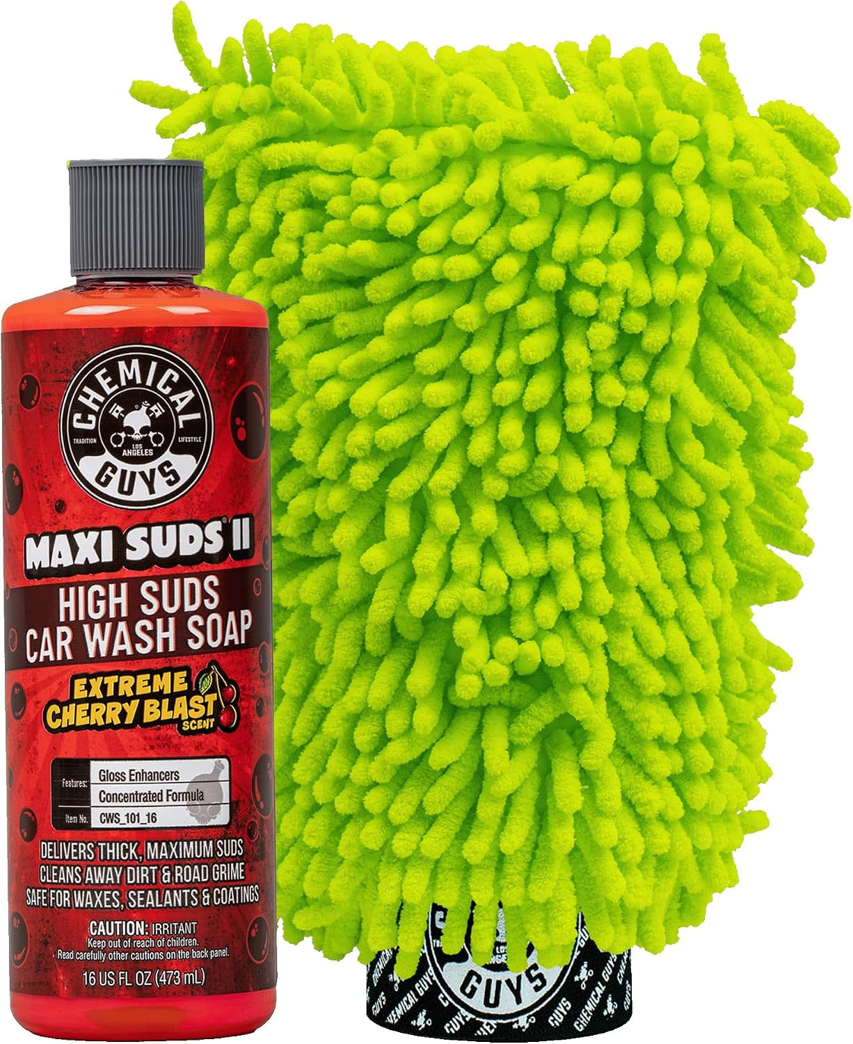 Maxi Suds II Foaming Car Wash Soap – High Foam Car Wash Soap, Cherry Scent Shamp