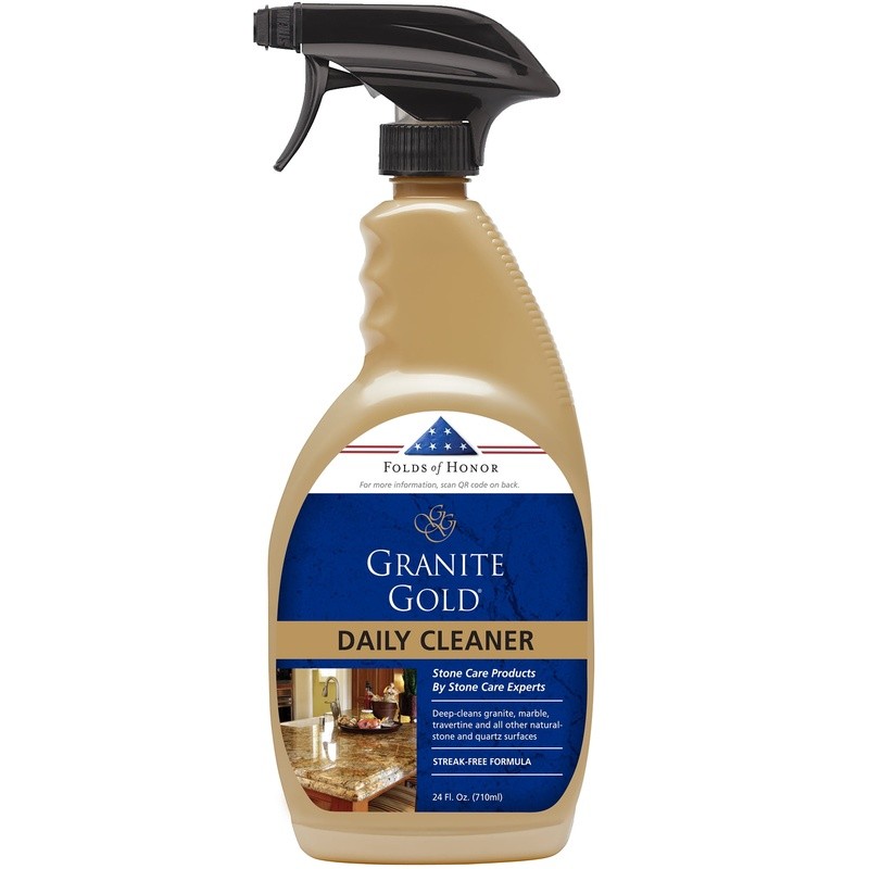 Granite Marble Quartz Daily Cleaner Streak-Free Citrus Scent Natural Stone 24oz