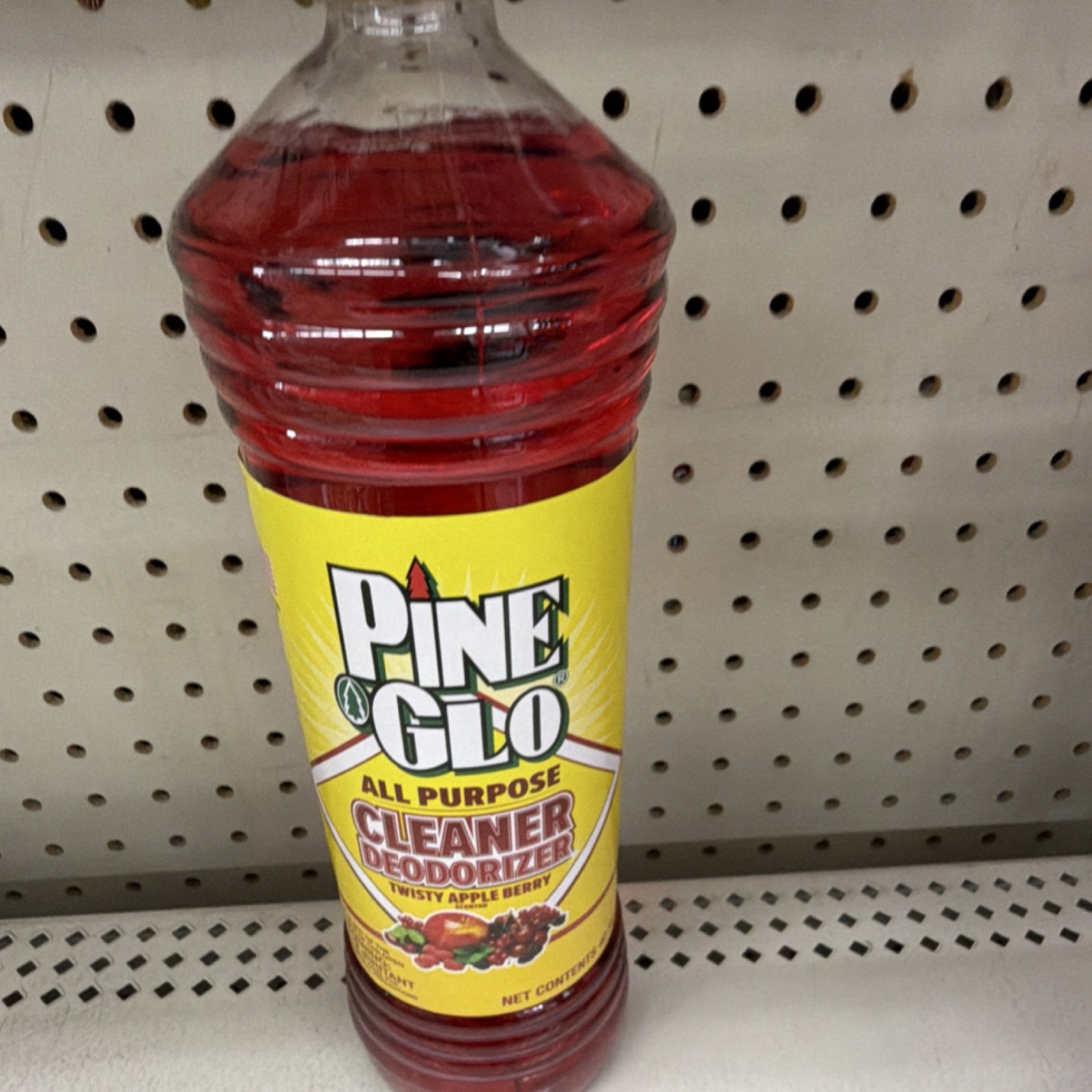 Pine Glo All-Purpose Liquid Cleaner Deodorizer Twisty Apple Berry Scent
