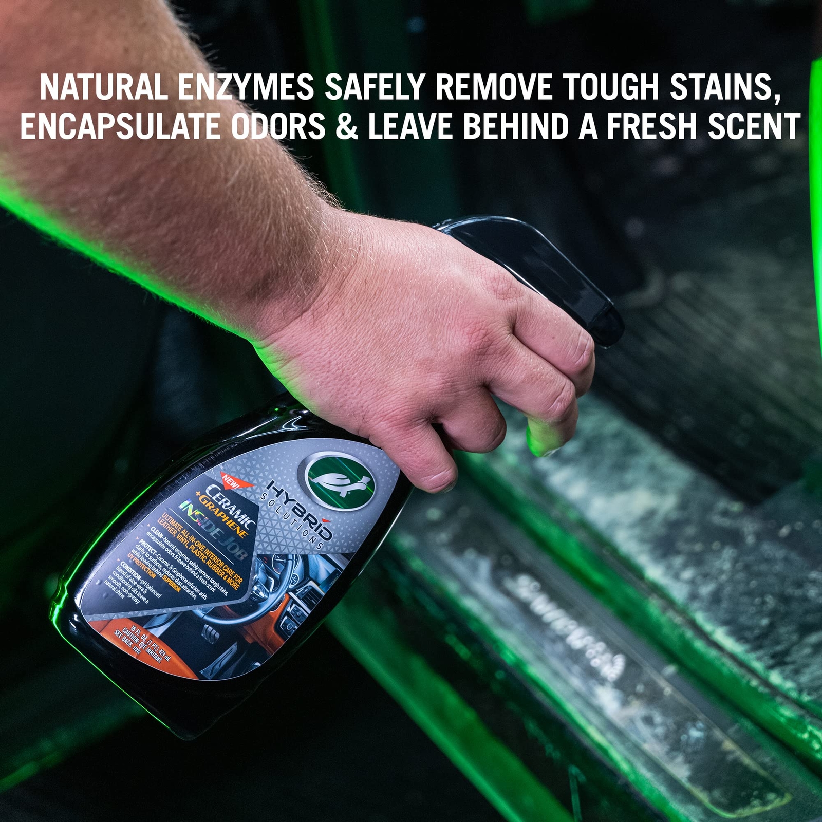 Turtle Wax 53787 Hybrid Solutions Ceramic Graphene Inside Job Interior Car