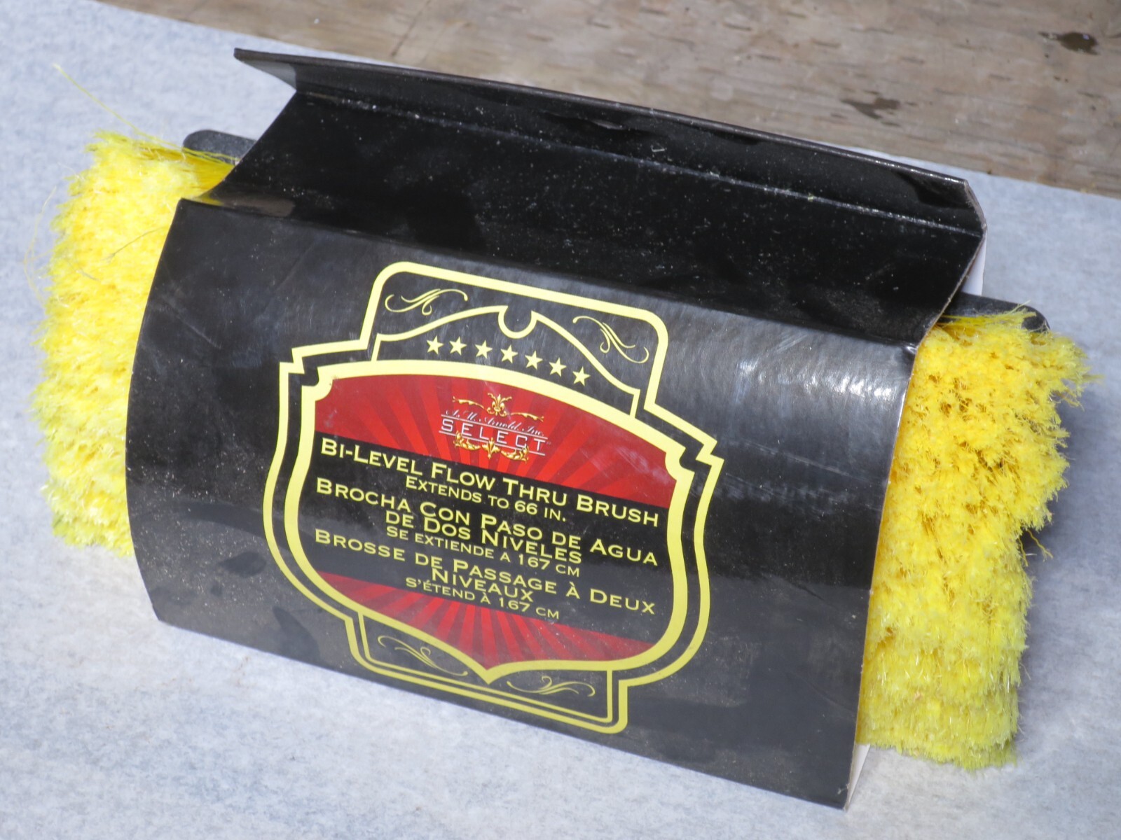 Bi-Level Flow Thru Brush,No 25-670, Sm Products Llc Brush Only No Handle