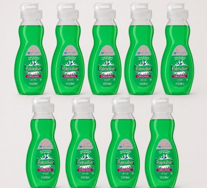 9 PACK Palmolive Original Dish Liquid Soap 3 fl oz (88mL) Travel Size Grease
