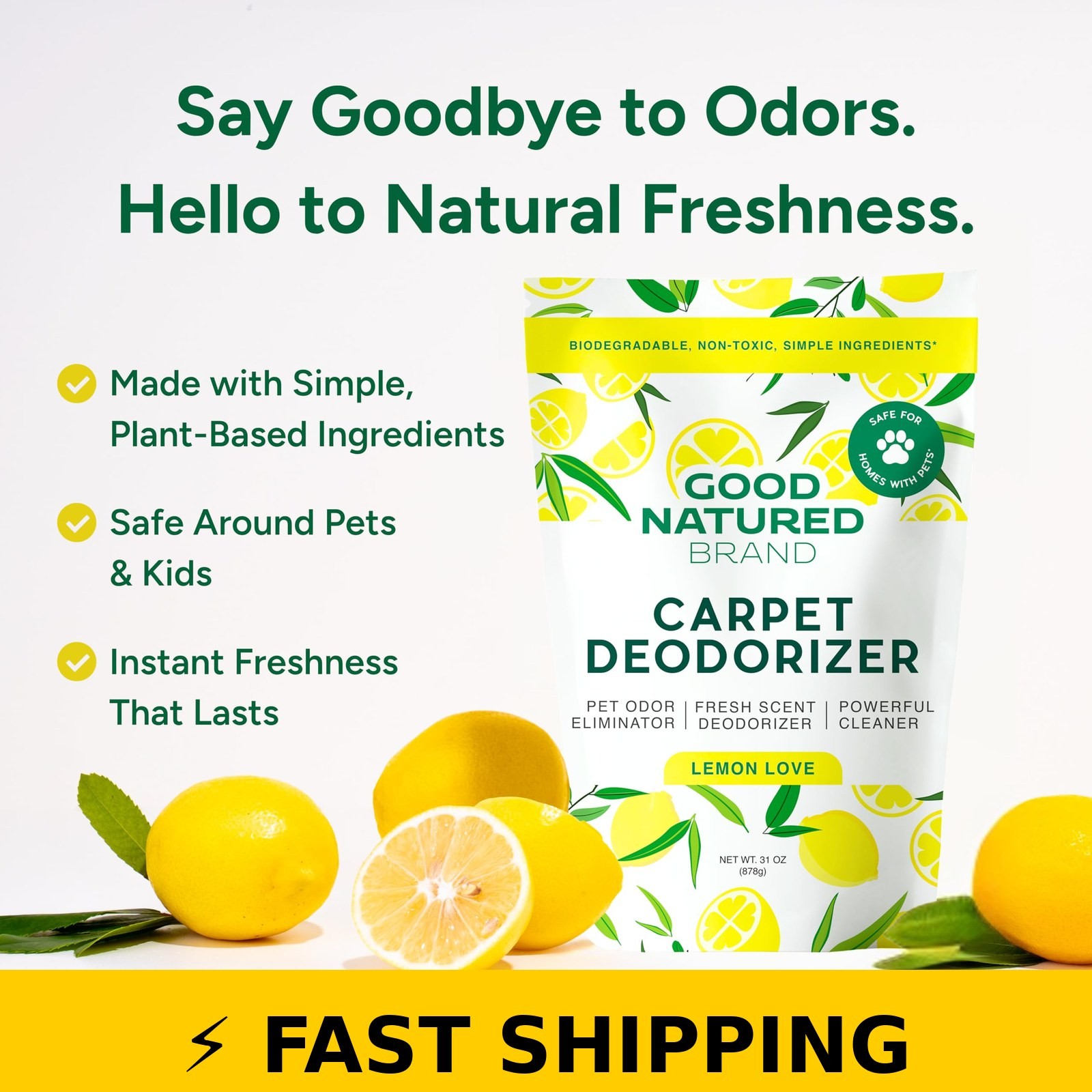 Good Natured Carpet Deodorizer 31 oz – Pet Odor Eliminator