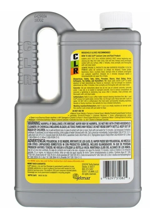28 oz Calcium Lime Rust Remover Hard Water Stain Cleaning Solution