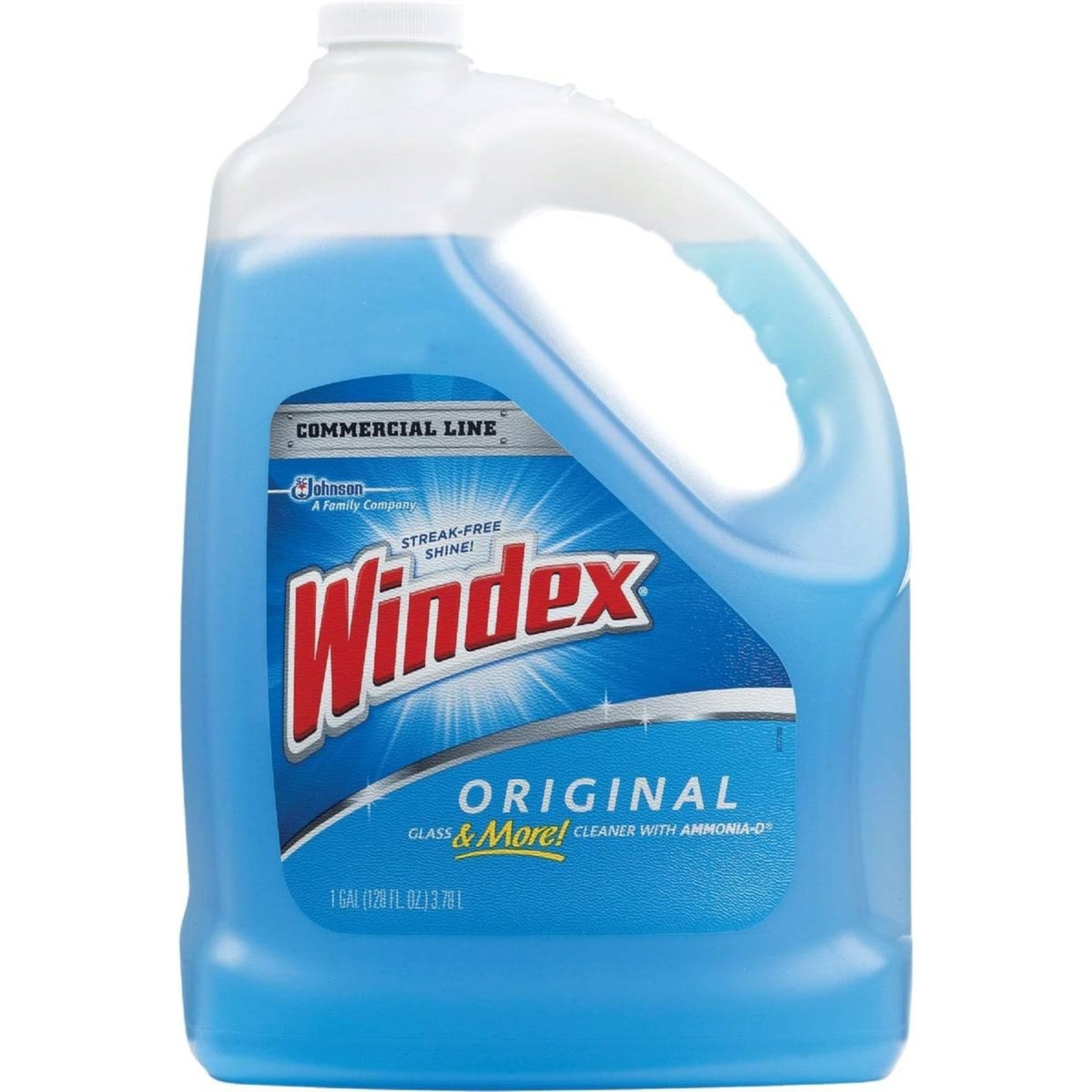 1 Gallon Glass Cleaner Refill – Streak-Free Shine, Window & Surface Cleaner