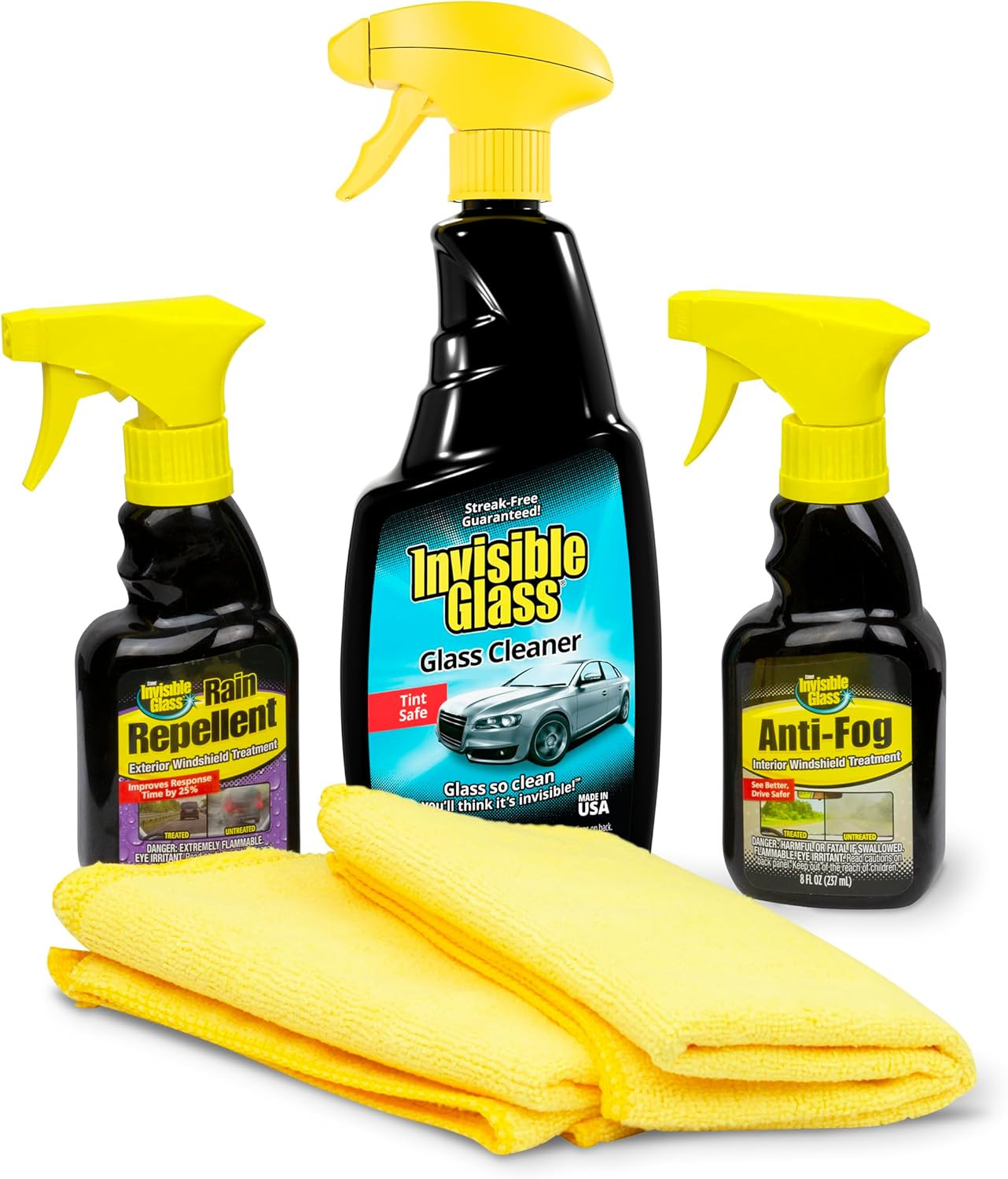 99016 5-Piece Windshield Glass Treatment Kit Includes Anti-Fog for Interior, Rai