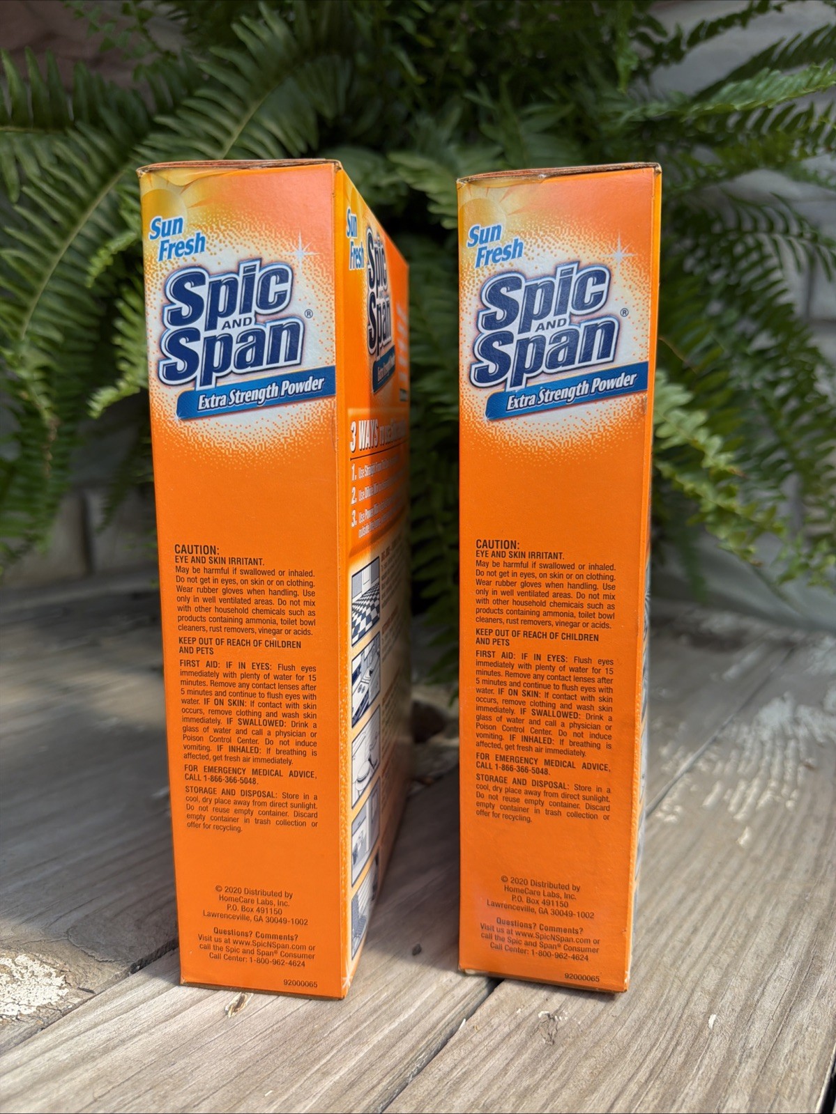 2 Spic and Span Extra Strength Powder Sun Fresh 27 OZ 1lb 11 oz NOS Discontinued