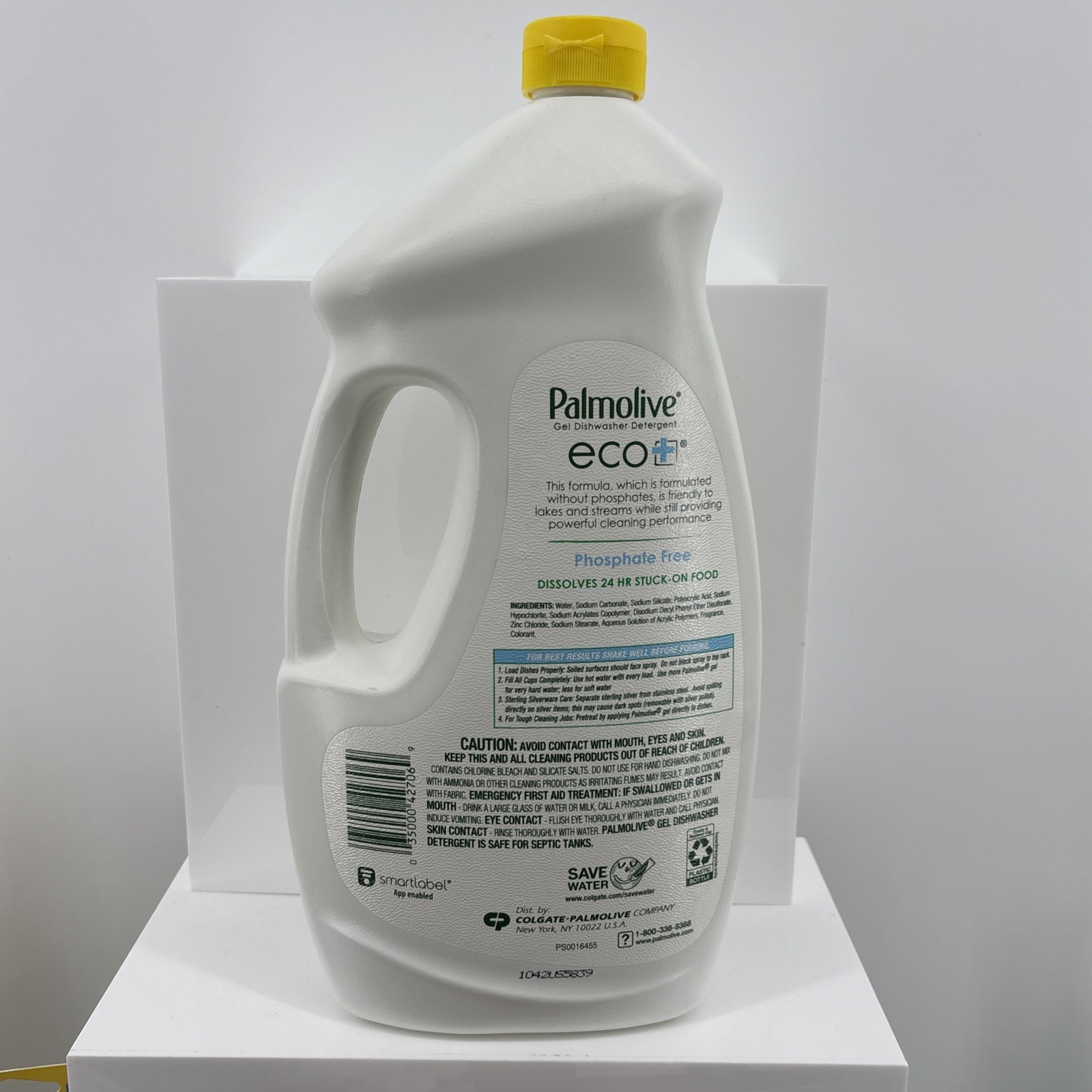 Palmolive Eco+ Gel Dishwasher Detergent Lemon Splash 75 oz NOS NEW