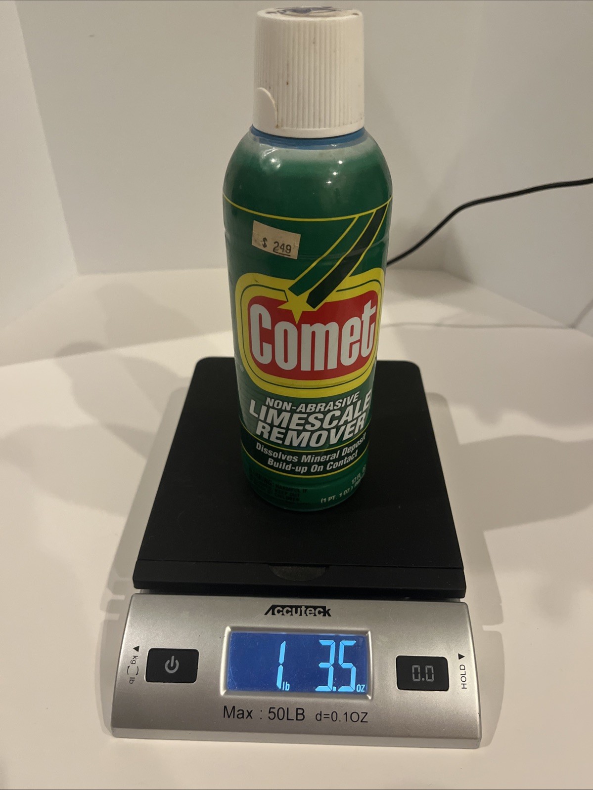 Vintage 1993 COMET Non-Abrasive Limescale Remover Made In Italy Discontinued