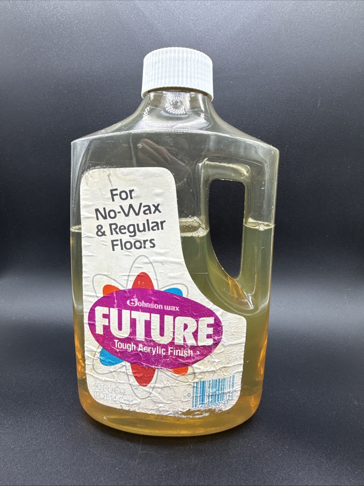 Vintage Future No Wax Floor Shine 1980 SE Johnson 46 oz ~75% full