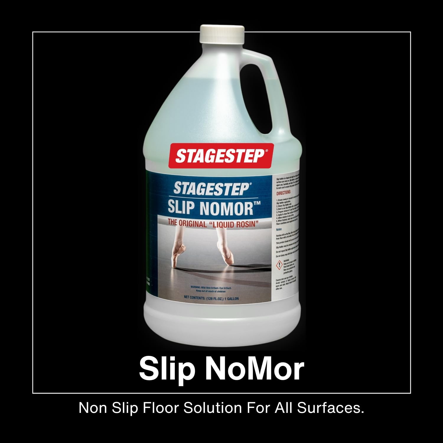 Slip NoMor Floor Solution 1 Gallon Concentrated Non Slip Floor Solution For All