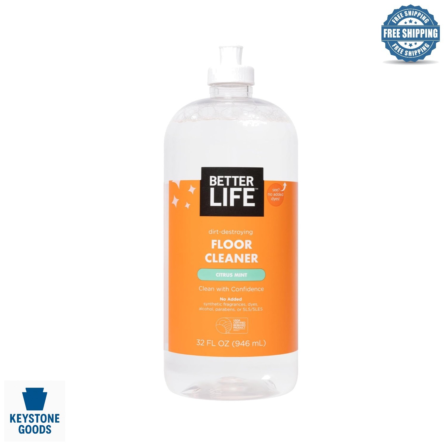 Citrus Mint Multi-Surface Floor Cleaner – 32oz