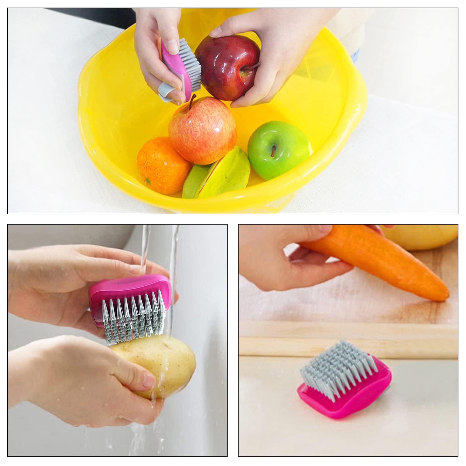 Openfly Flexible Vegetable Brush Fruit and Vegetable Brushes, Vegetable/Fruit…