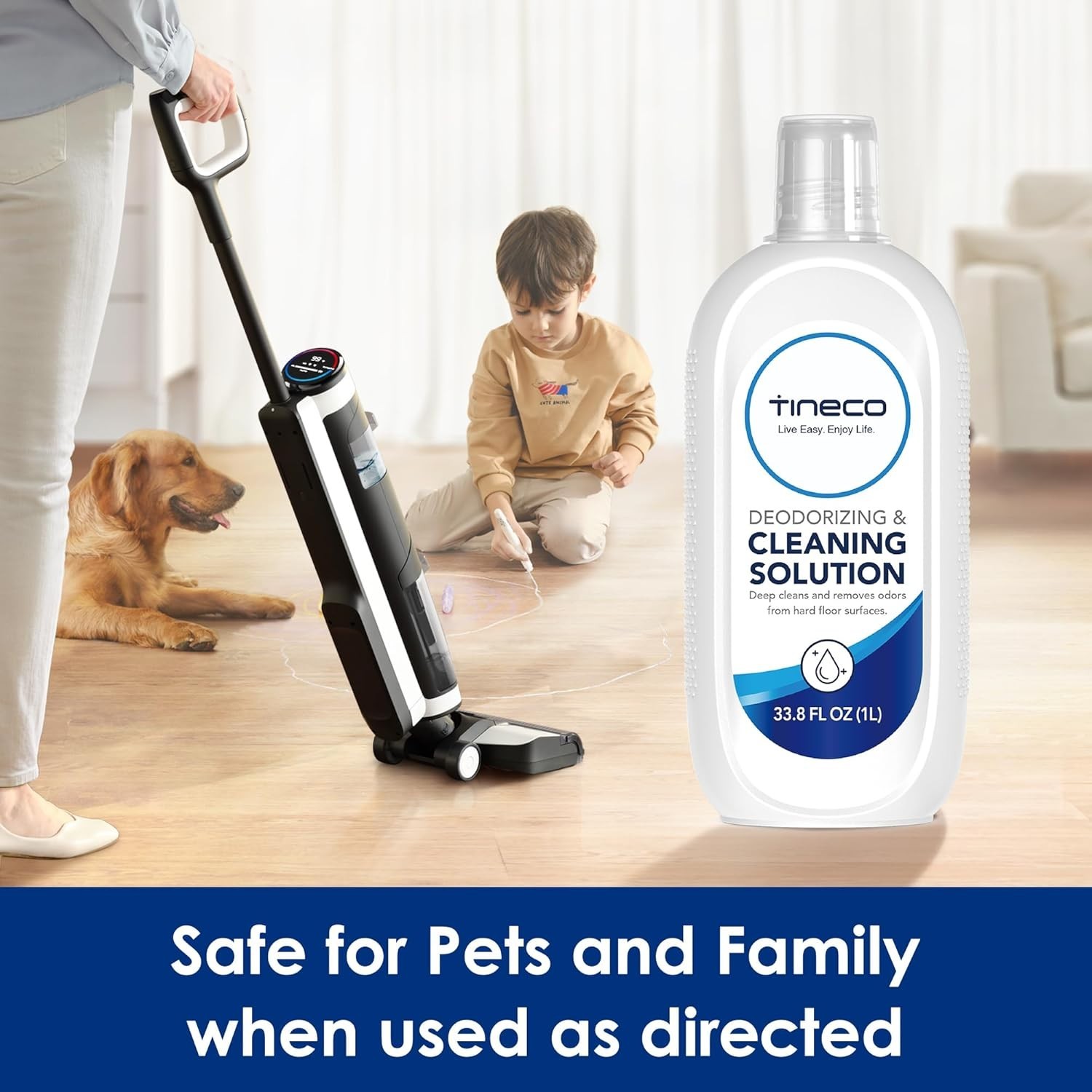 Concentrated 1L Tineco Floor Cleaner for S5/S6/S7/S9 – Perfect for All Floors