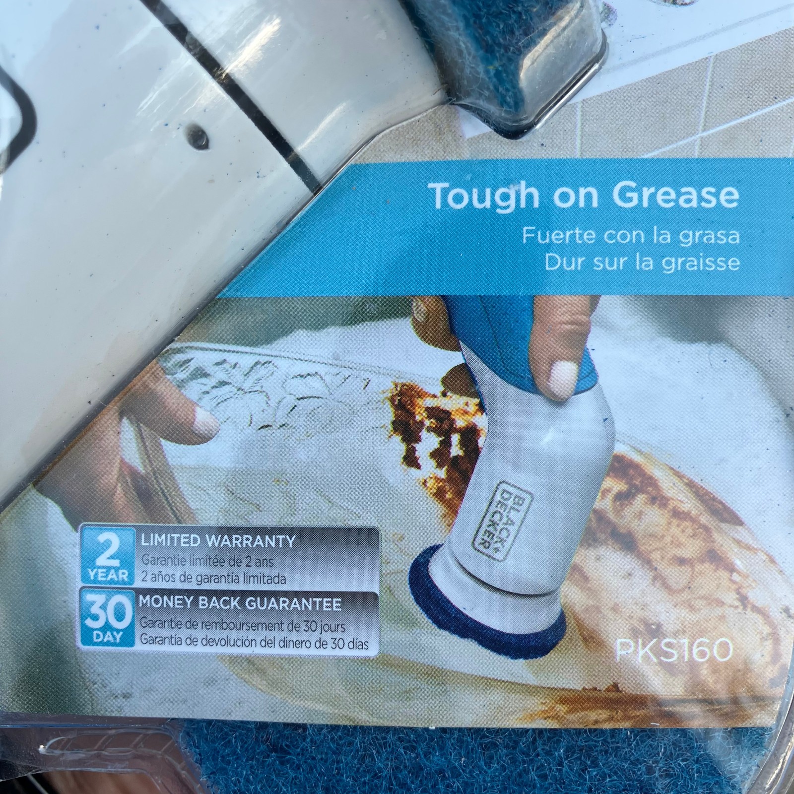 Black & Decker PKS160 Battery Powered Kitchen Scrubber, New in Package