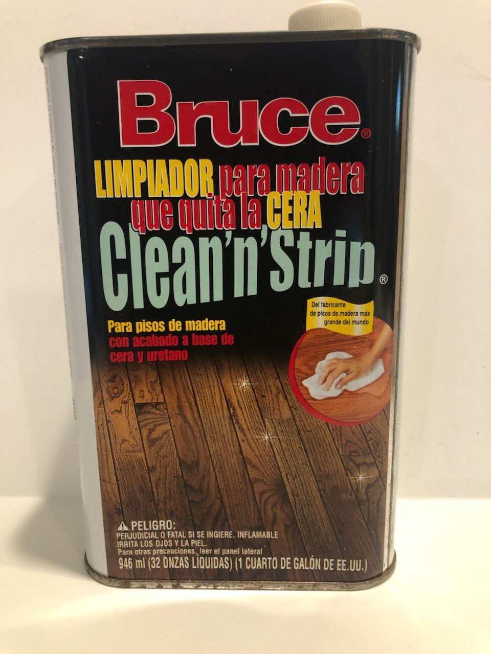Bruce Wood Cleaner/Wax Remover, Clean ‘n’ Strip For Hardwood Floors – One Can