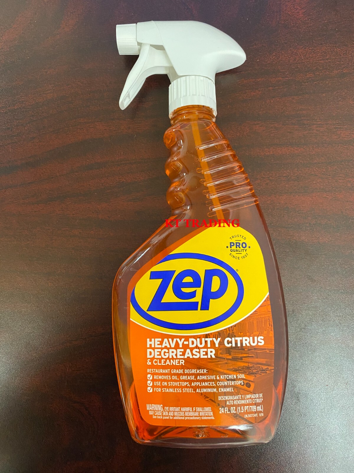 Zep HEAVY DUTY Restaurant Grade Quality CITRUS DEGREASER & CLEANER 24oz Spray