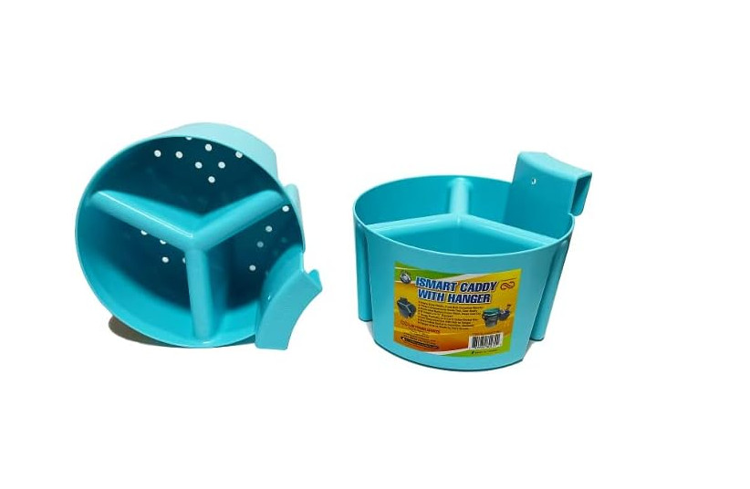 BUCKET CADDY WITH HANGER-Great for car wash, tool box, house cleaning, fit in 3.