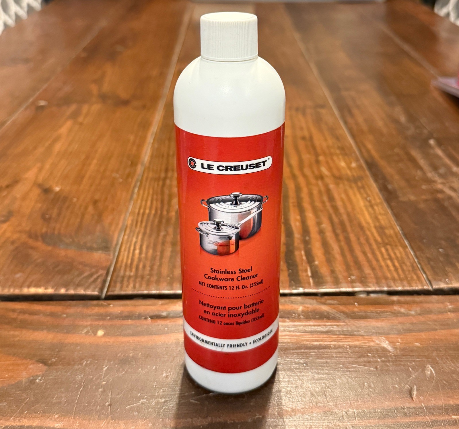NEW Le Creuset Stainless Steel Cookware Cleaner 12oz SEALED made in USA