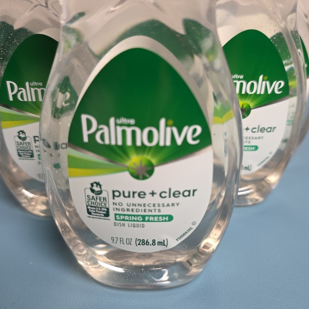 6 Ultra Palmolive Pure + Clear SPRING FRESH Dish Liquid 9.7 FL oz. Dish Soap NEW