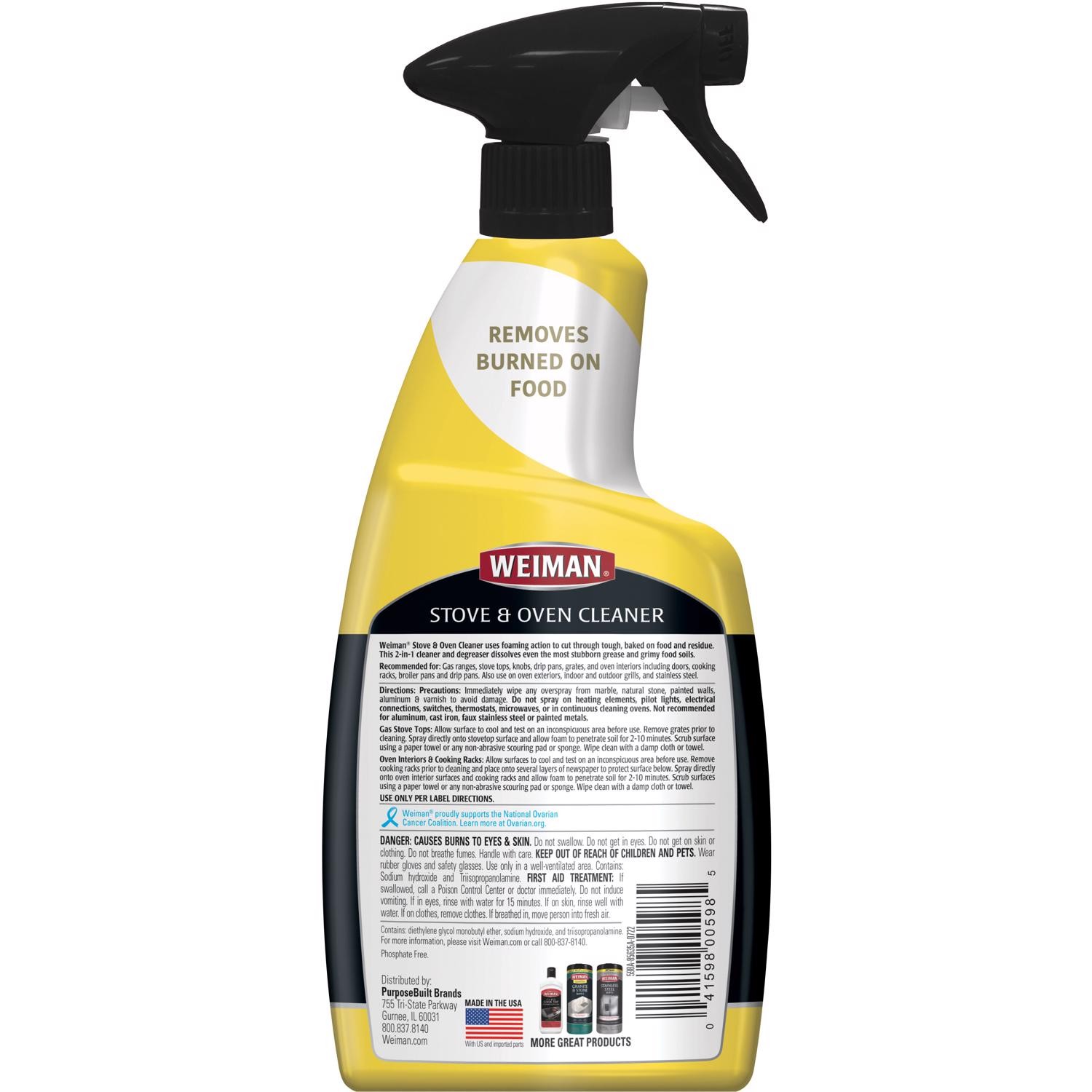 Weiman No Scent Oven And Grill Cleaner 24 oz Liquid (Pack of 6)