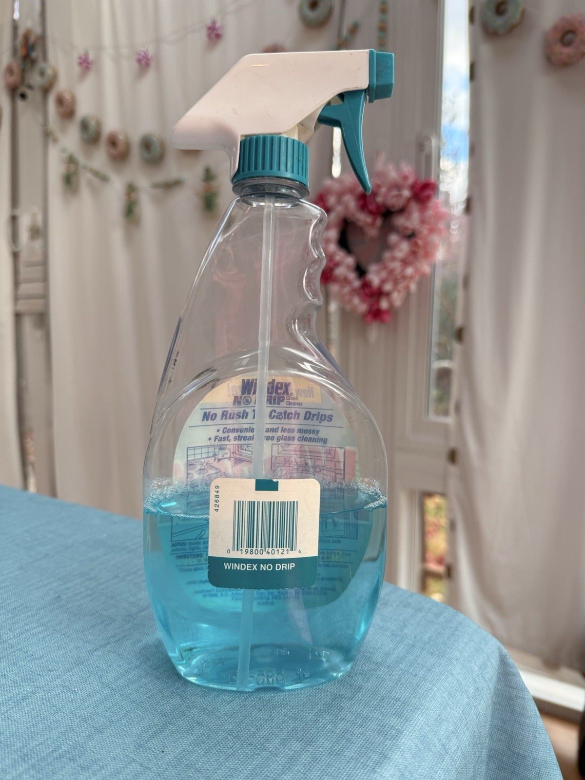 Windex No Drip 26 Fl Oz Bottle 1998 50% Full Discontinued
