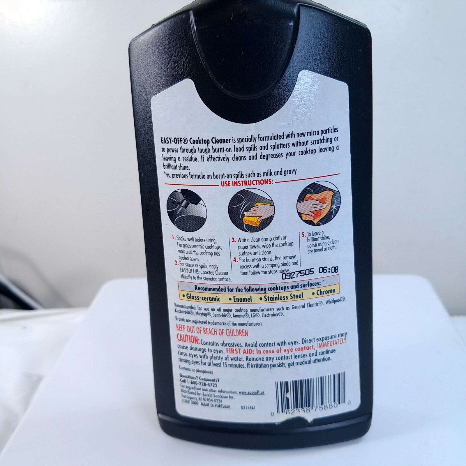 Easy-Off Cooktop Stove Cleaner 8.1oz glass ceramic stoves ranges 2019 USED READ