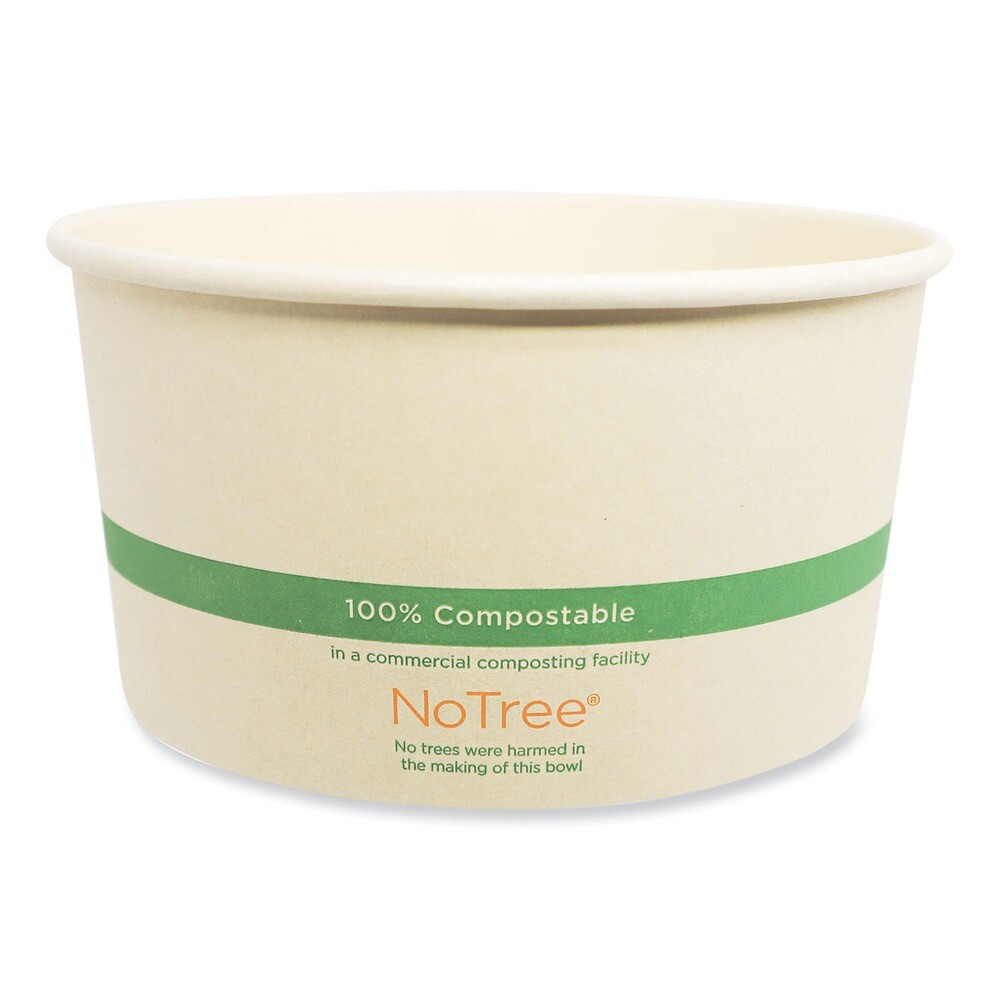World Centric BONT32W 5.9″ dia x 3.1″h Sugarcane Paper Bowls – NTRL (300/CT) New